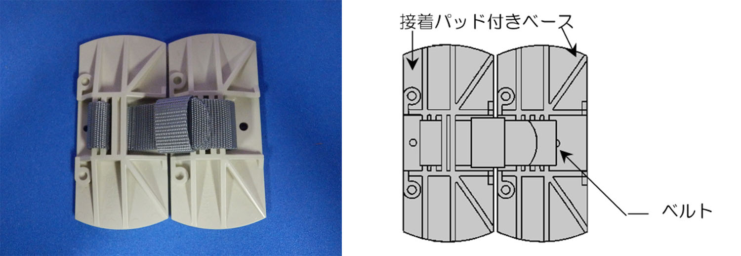 リンテック21 キャビネットホルダーＢＳ 転倒防止に使用できます Ｂ LH-8051B 通販